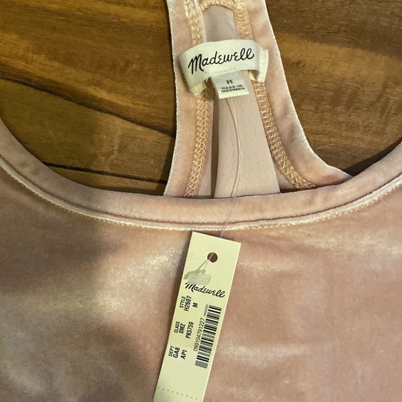 Velvet Racerback Bodysuit medium - Picture 6 of 8